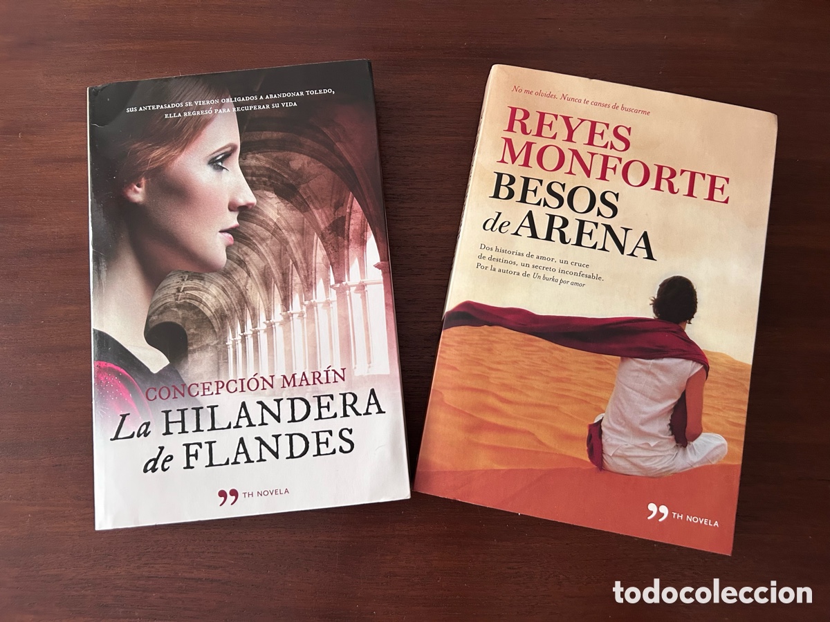 Libri di seconda mano: LOTE HISTORIA Y AMOR. LA HILANDERA DE FLANDES. CONCEPCI&Oacute;N MAR&Iacute;N. BESOS EN LA ARENA. REYES MONFORTE