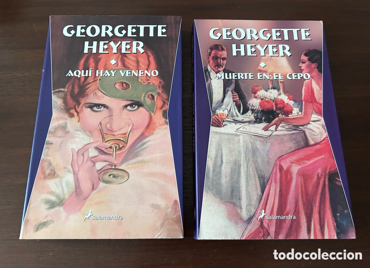 Gebrauchte B&uuml;cher: LOTE GEORGETTE HEYER. AQU&Iacute; HAY VENENO. MUERTE EN EL CEPO. EDITORIAL SALAMANDRA