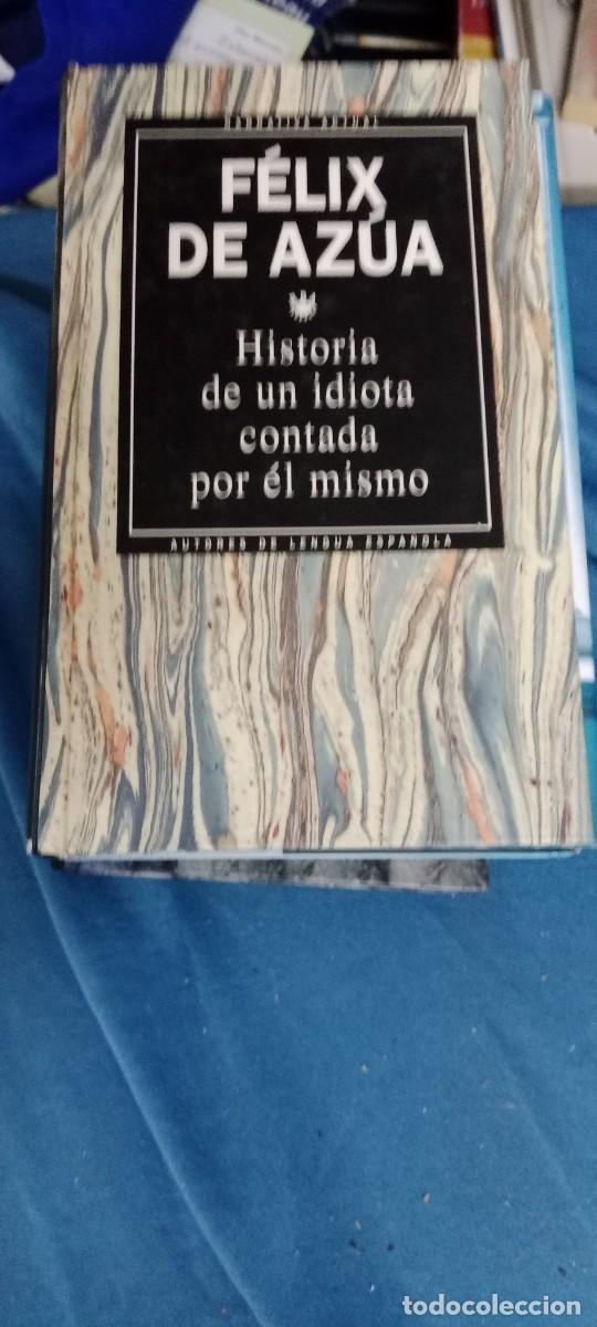 Libros de segunda mano: HISTORIA DE UN IDIOTA CONTADA POR EL MISMO FELIX DE AZUA LIBRO GG-UEL