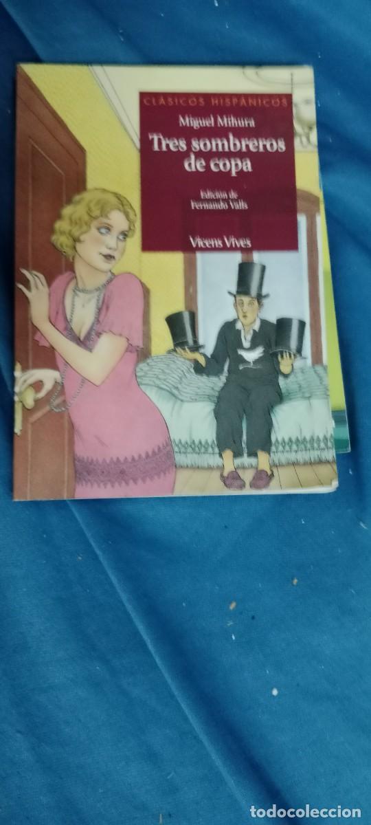 Libros de segunda mano: MIGUEL DELIBES TRES SOMBREROS DE COPA VICENS VIVES LIBRO GG-UEL
