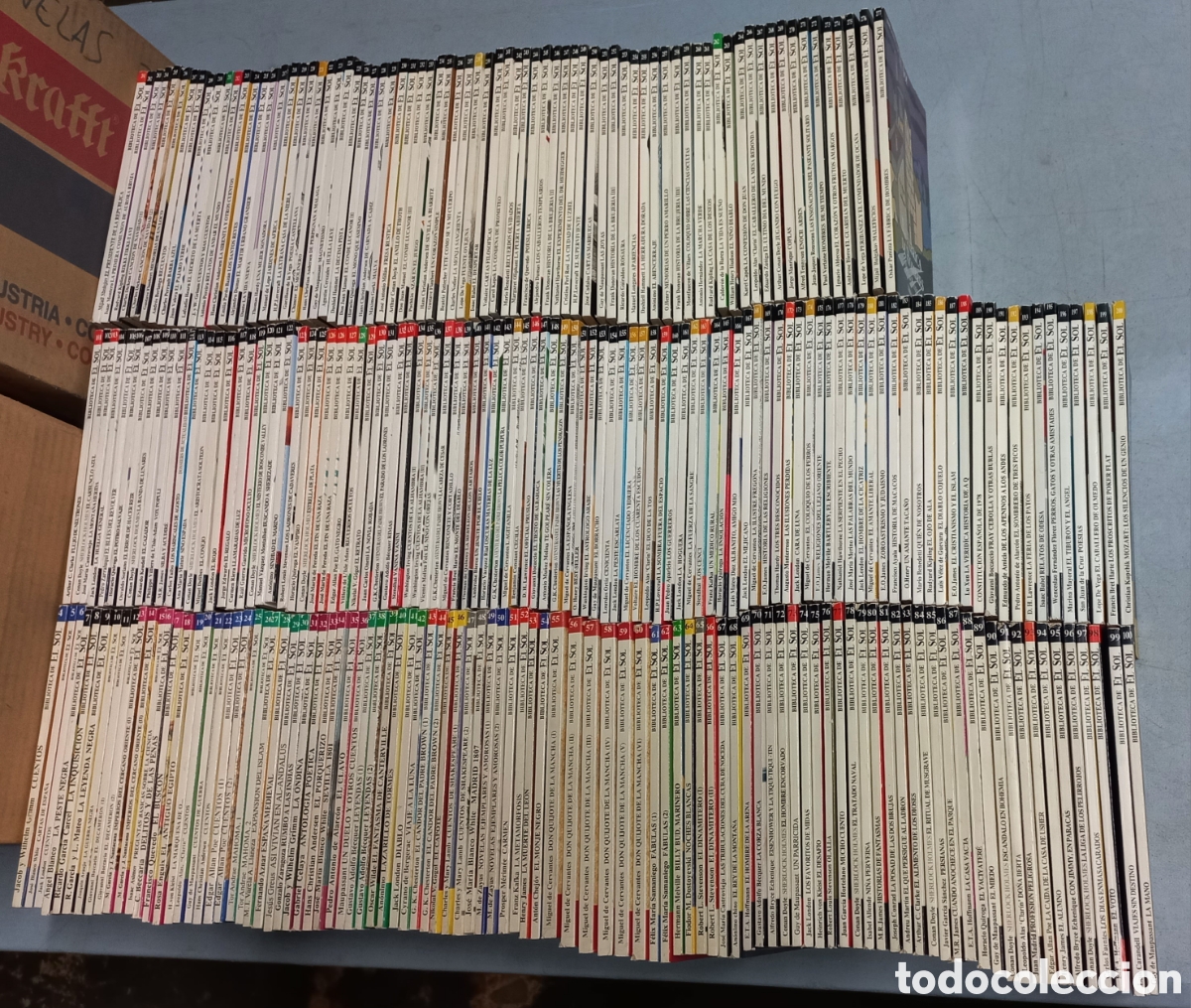 Libros de segunda mano: 273 libros de la Biblioteca El Sol. Colecci&oacute;n casi completa.