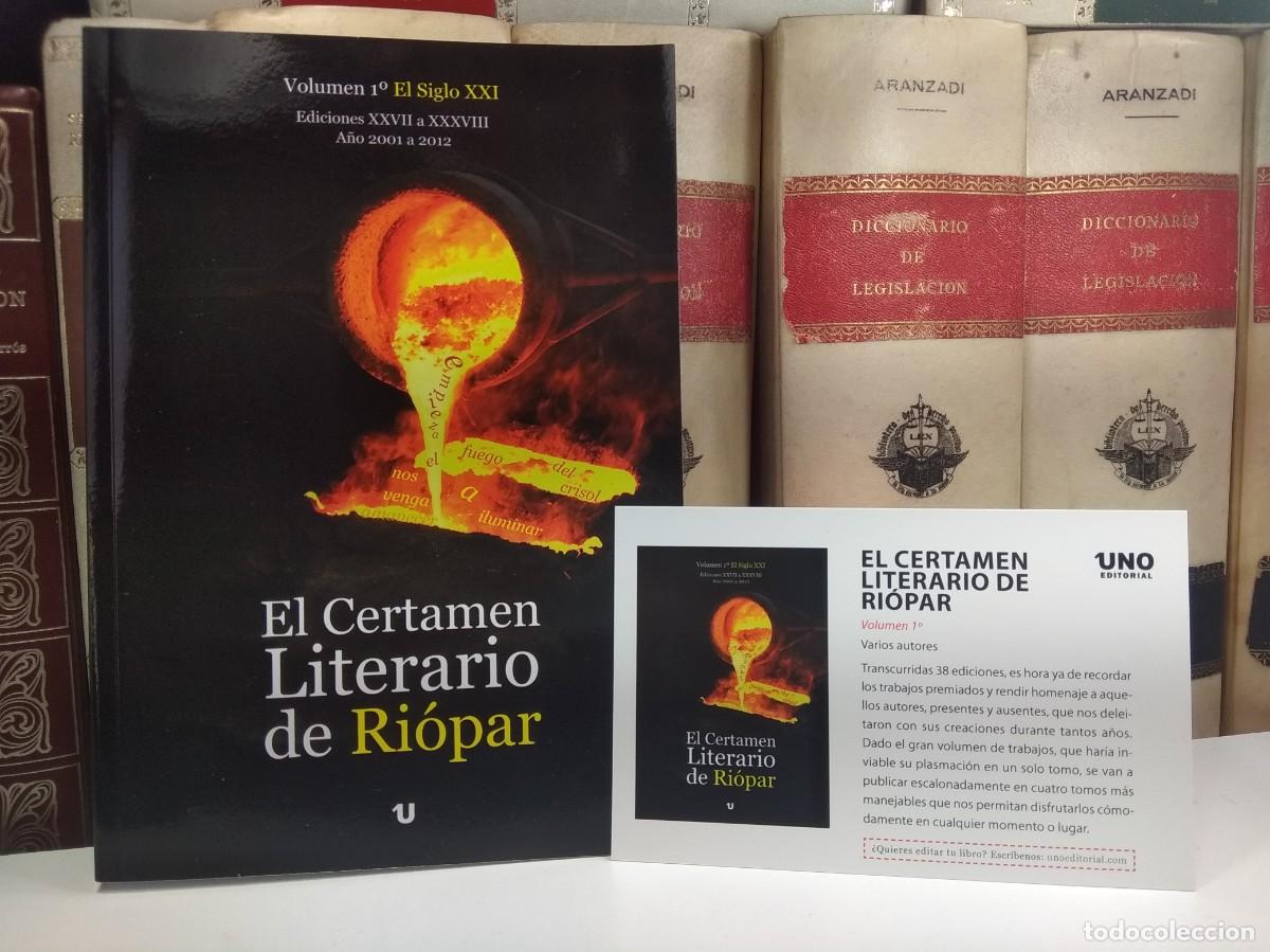 Second hand books: EL CERTAMEN LITERARIO DE RIOPAR (ALBACETE). VOLUMEN 1&ordm;. EL SIGLO XXI.