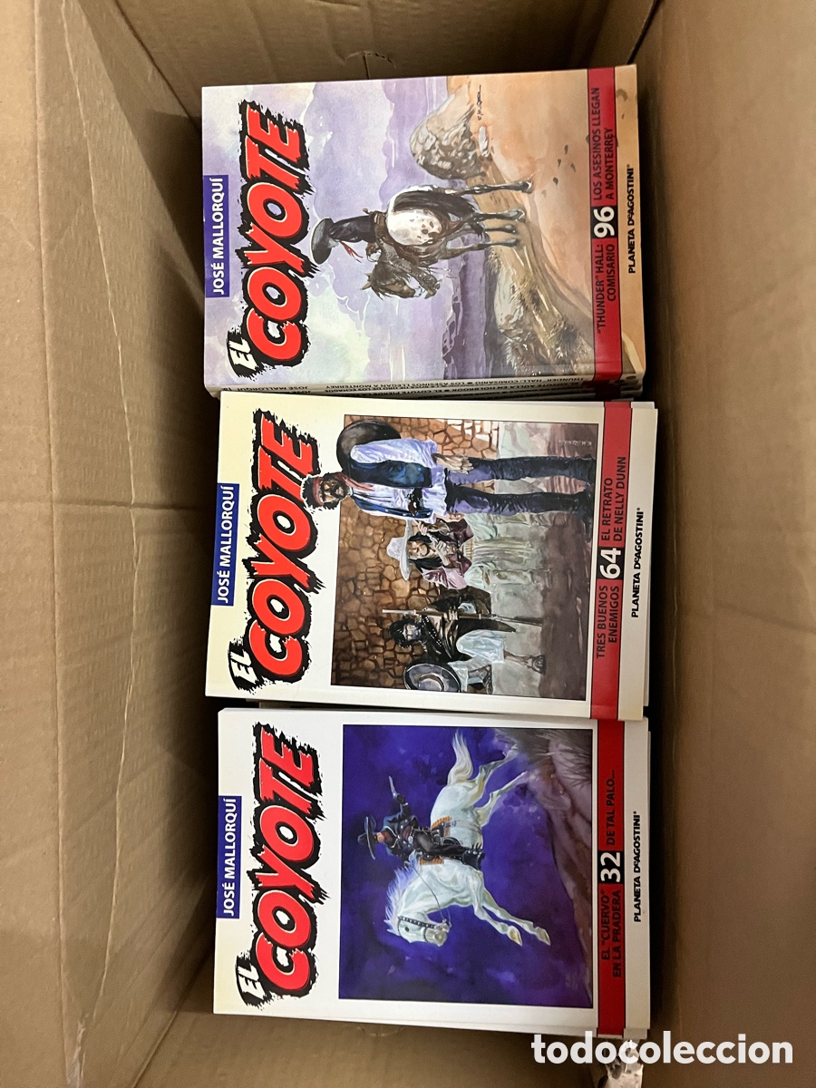 Libros de segunda mano: El Coyote - Jos&eacute; Mallorqu&iacute; - 96 tomos Colecci&oacute;n completa 2002 Planeta de Agostini. Perfecto estado.
