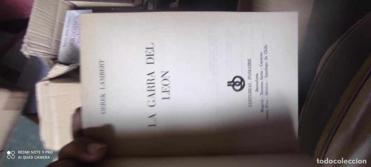 Libros de segunda mano: La garra del le&oacute;n. Lambert - Foto 1