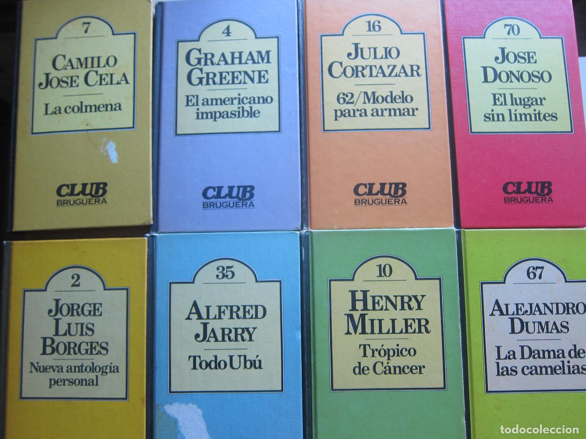 Libros de segunda mano: PACK CLUB BRUGUERA - BORGES, JARRY, DUMAS, CELA, GREENE, HESSE, CORT&Aacute;ZAR... (BRUGUERA) 9 UD. NOVELAS