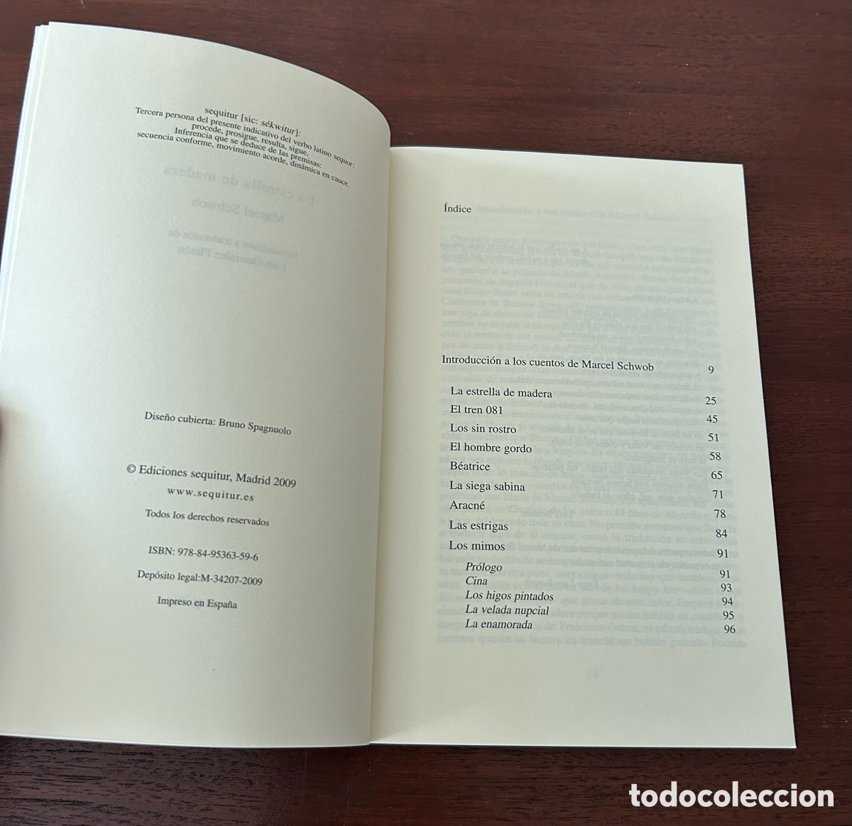 Libros de segunda mano: LA ESTRELLA DE MADERA. MARCEL SCHWOB. EDITORIAL SEQUITUR - Foto 2