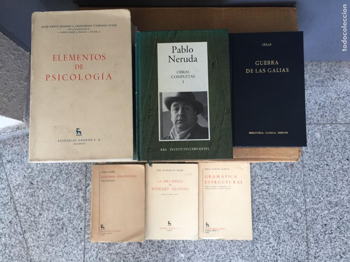 Libros de segunda mano: Lote stock varios libros editorial Gredos RBA: ling&uuml;&iacute;stica, psicolog&iacute;a, historia, biblioteca cl&aacute;sica