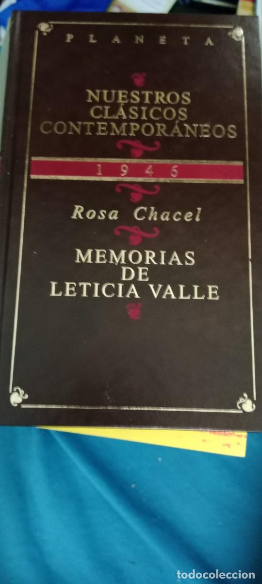 Libros de segunda mano: MEMORIAS DE LETICIA VALLE ROSA CHACEL LIBRO GG-RM