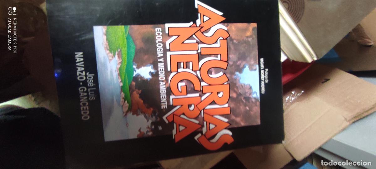 Libros de segunda mano: ASTURIAS NEGRA - ECOLOGIA y MEDIO AMBIENTE POR JOSE LUIS NAVAZO-GANCEDO -1983