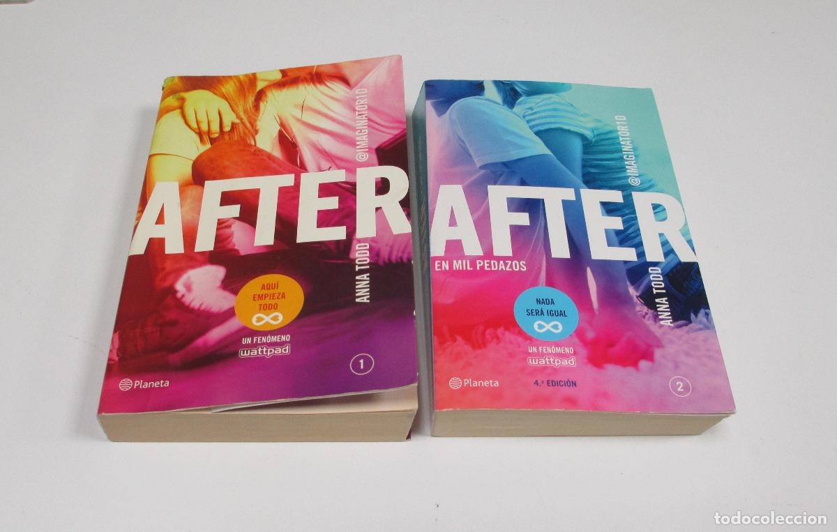 Libros de segunda mano: AFTER AQU&Iacute; EMPIEZA TODO + EN MIL PEDAZOS - PLANETA 2015 LOTE 2 LIBROS VOL.1 Y VOL.2