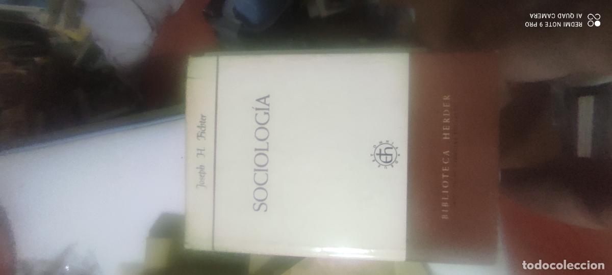 Libros de segunda mano: Sociolog&iacute;a. H. FICHTER, Joseph. Ed. Herder. Barcelona,