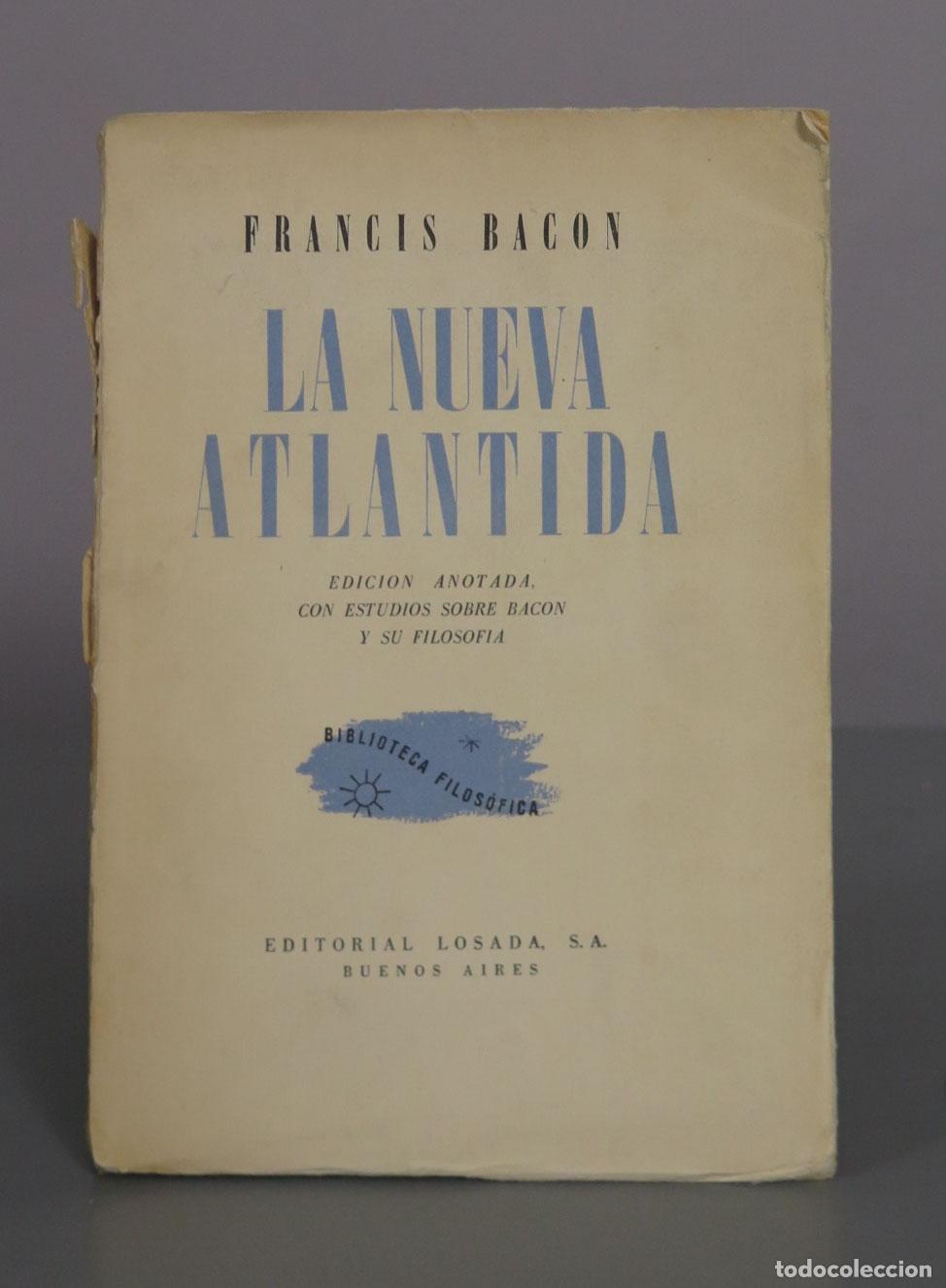 Libros de segunda mano: La Nueva Atl&aacute;ntida - Francis Bacon - Editorial Losada