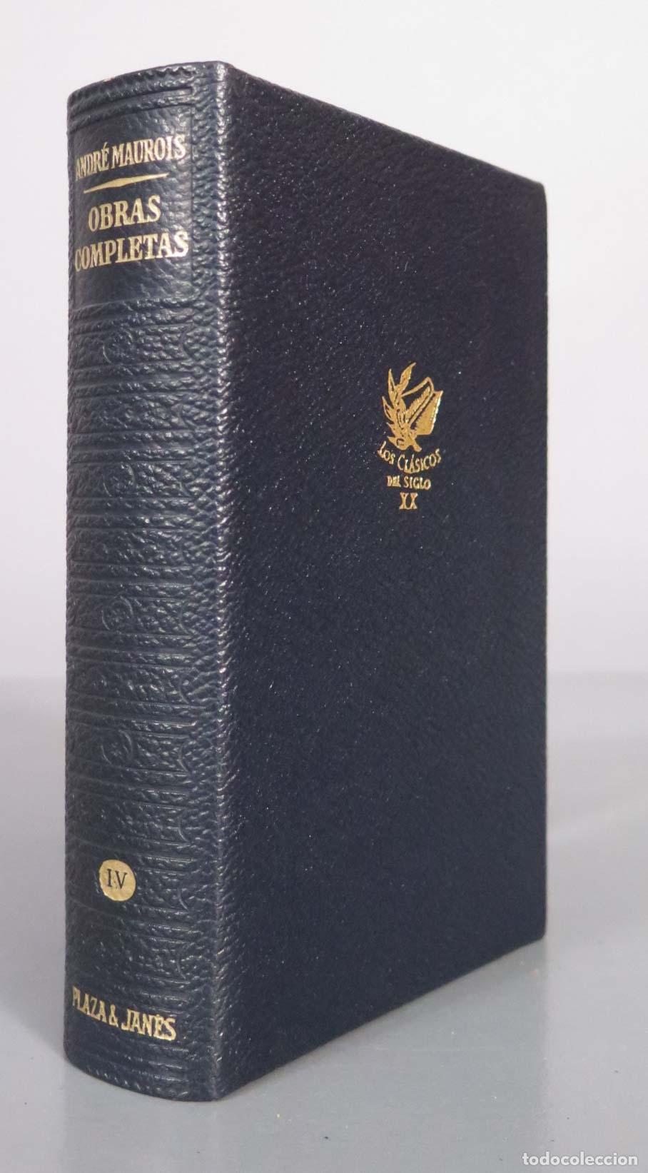 Libros de segunda mano: Obras completas: Memorias y ensayos - Andr&eacute; Maurois - Plaza and Jan&eacute;s TOMO IV. 1967