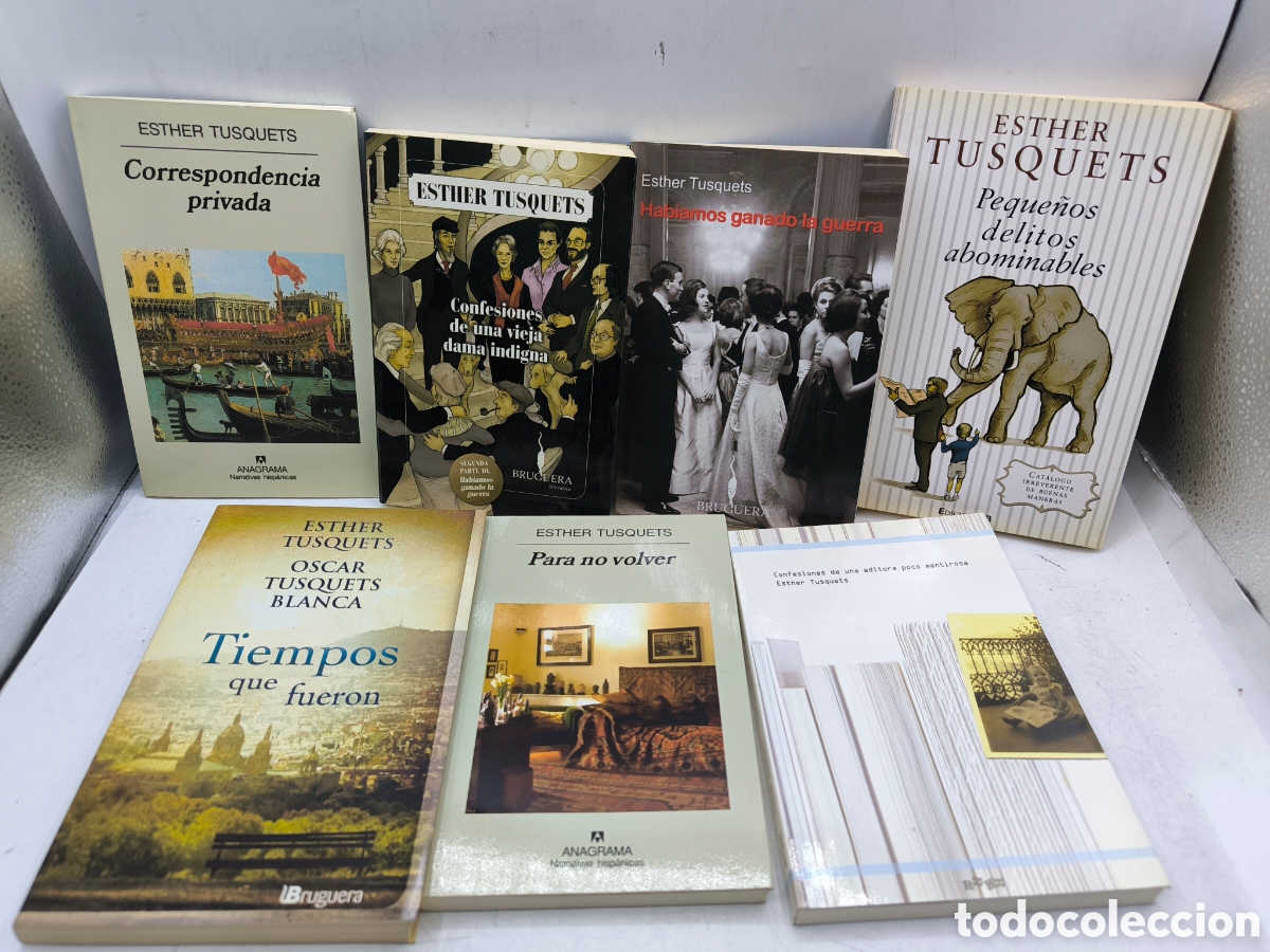 Libros de segunda mano: 7 Libros Esther Tusquets - Foto 1