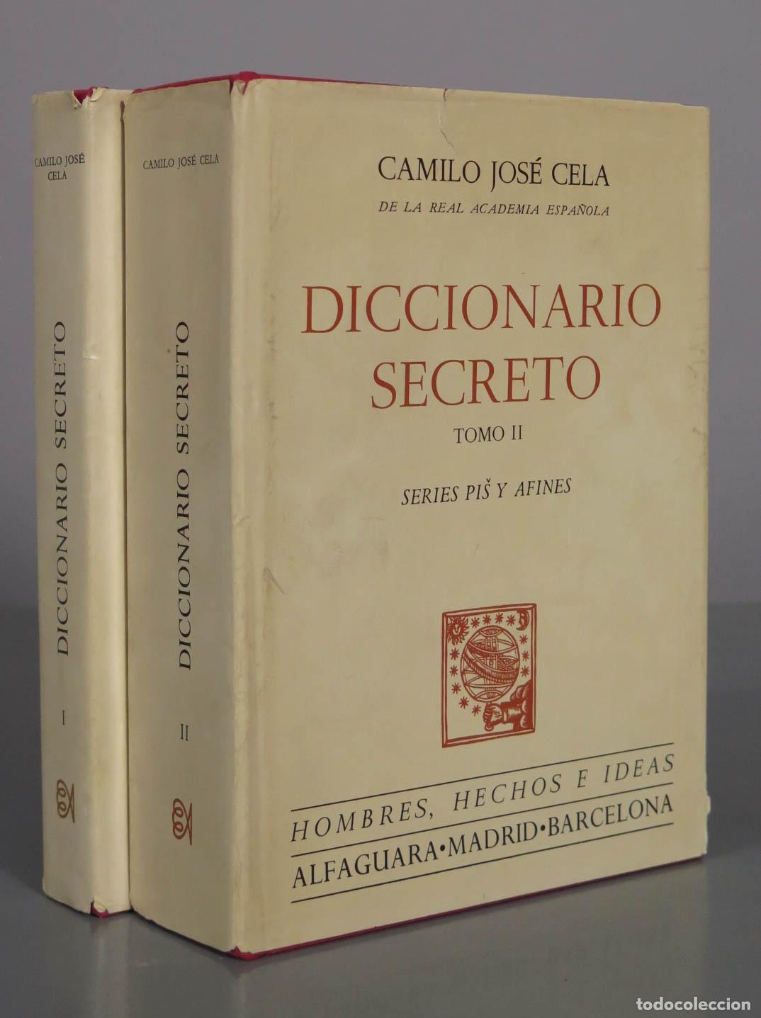 Gebrauchte B&uuml;cher: Diccionario Secreto - Camilo Jos&eacute; Cela - Alfaguara. 2 TOMOS