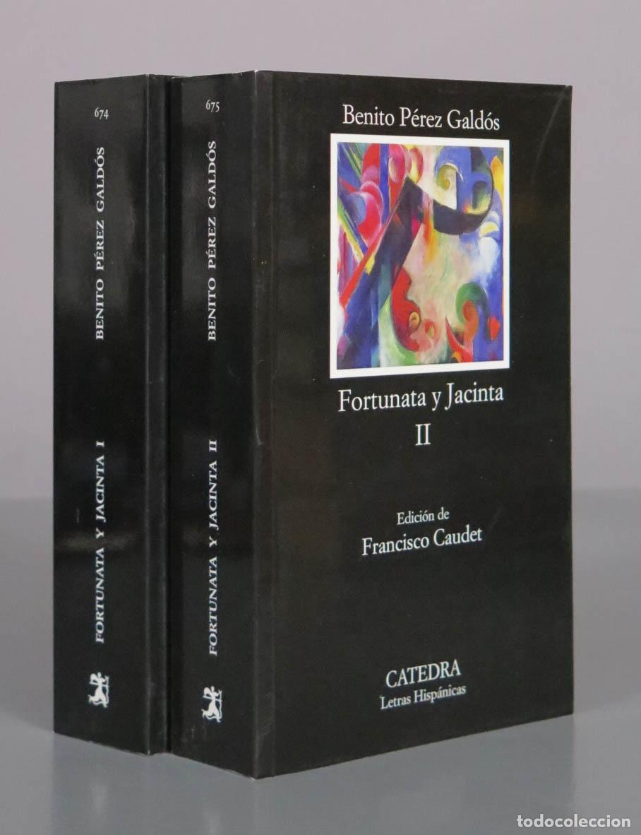 Libros de segunda mano: Fortunata y Jacinta - Benito P&eacute;rez Gald&oacute;s - Editorial C&aacute;tedra. 2 TOMOS