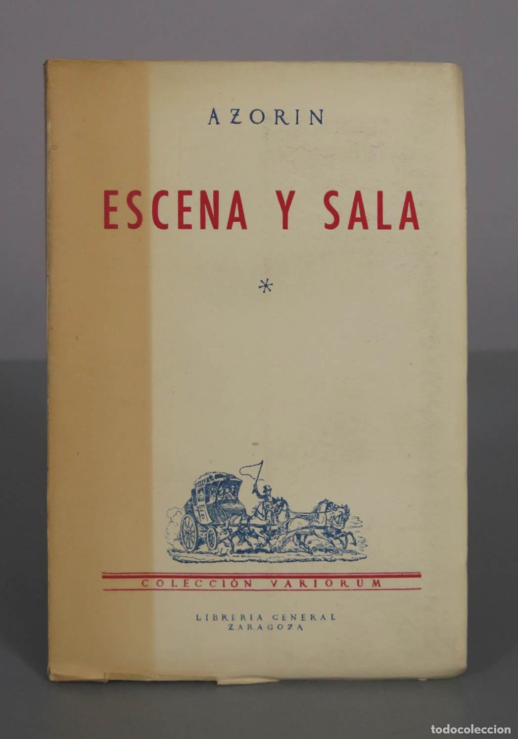 Libros de segunda mano: Escena y sala - Azor&iacute;n - Librer&iacute;a General Zaragoza