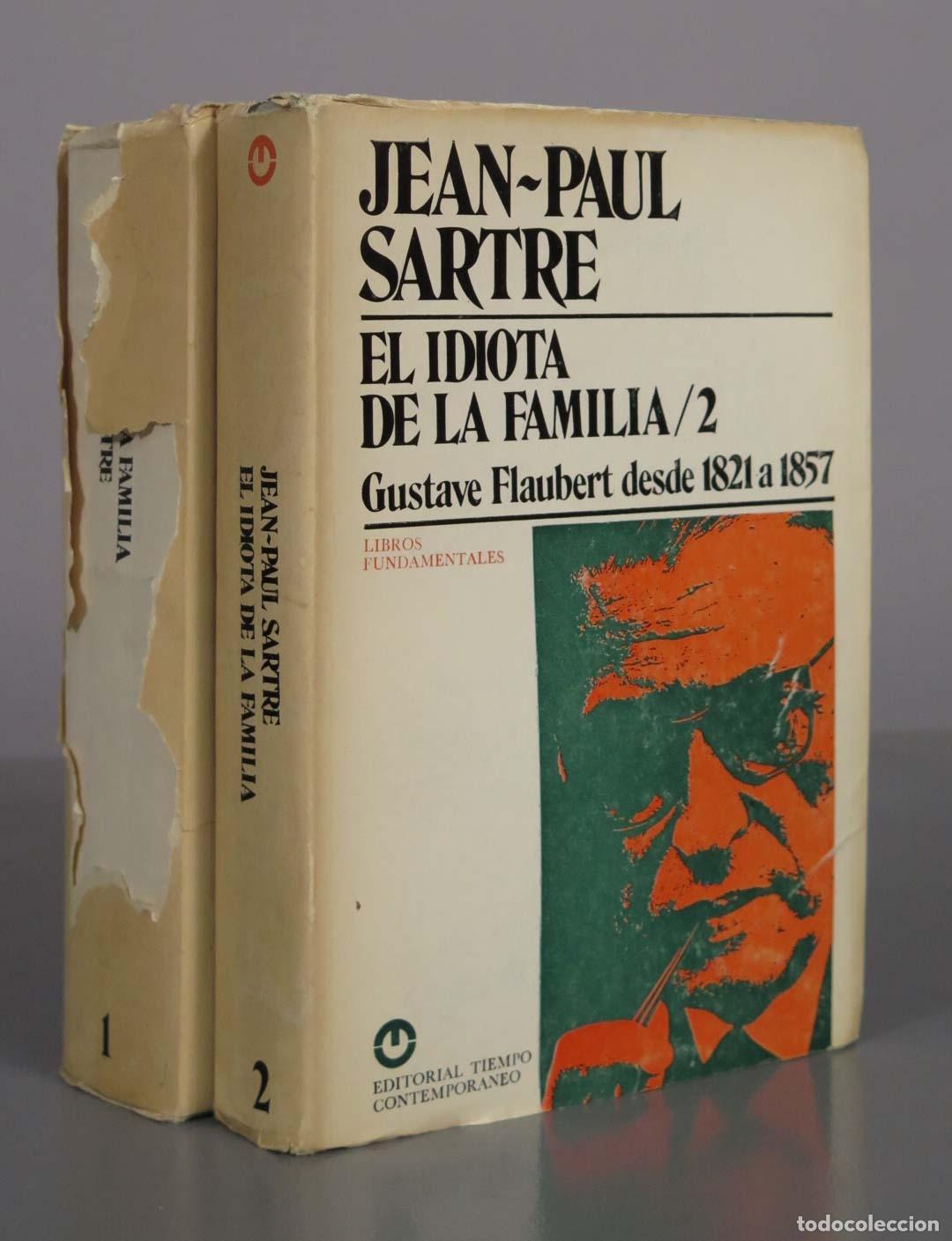 Libros de segunda mano: El idiota de la familia - Jean-Paul Sartre - Editorial Tiempo Contempor&aacute;neo 2 TOMOS