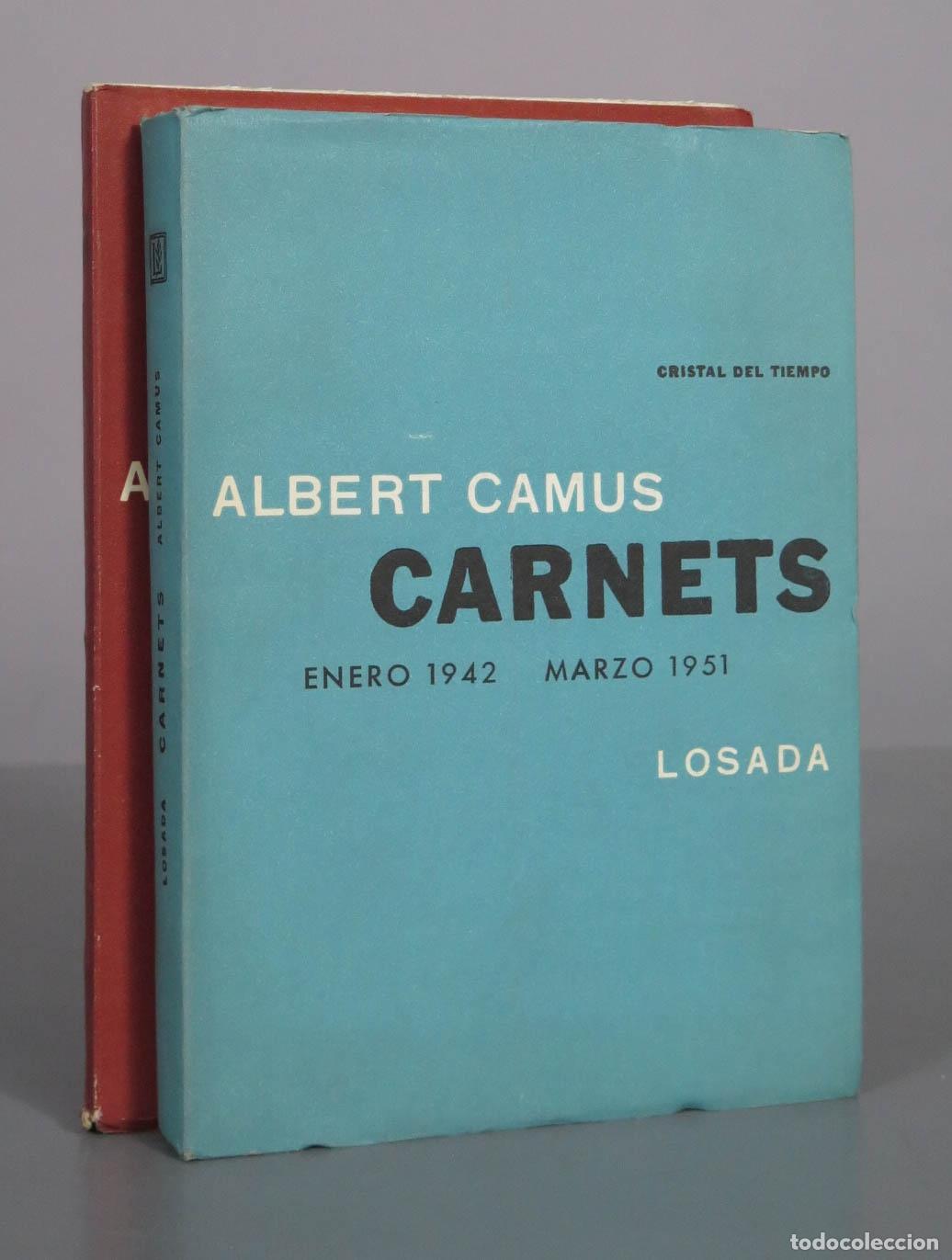 Libros de segunda mano: Carnets - Albert Camus - Losada. 2 TOMOS