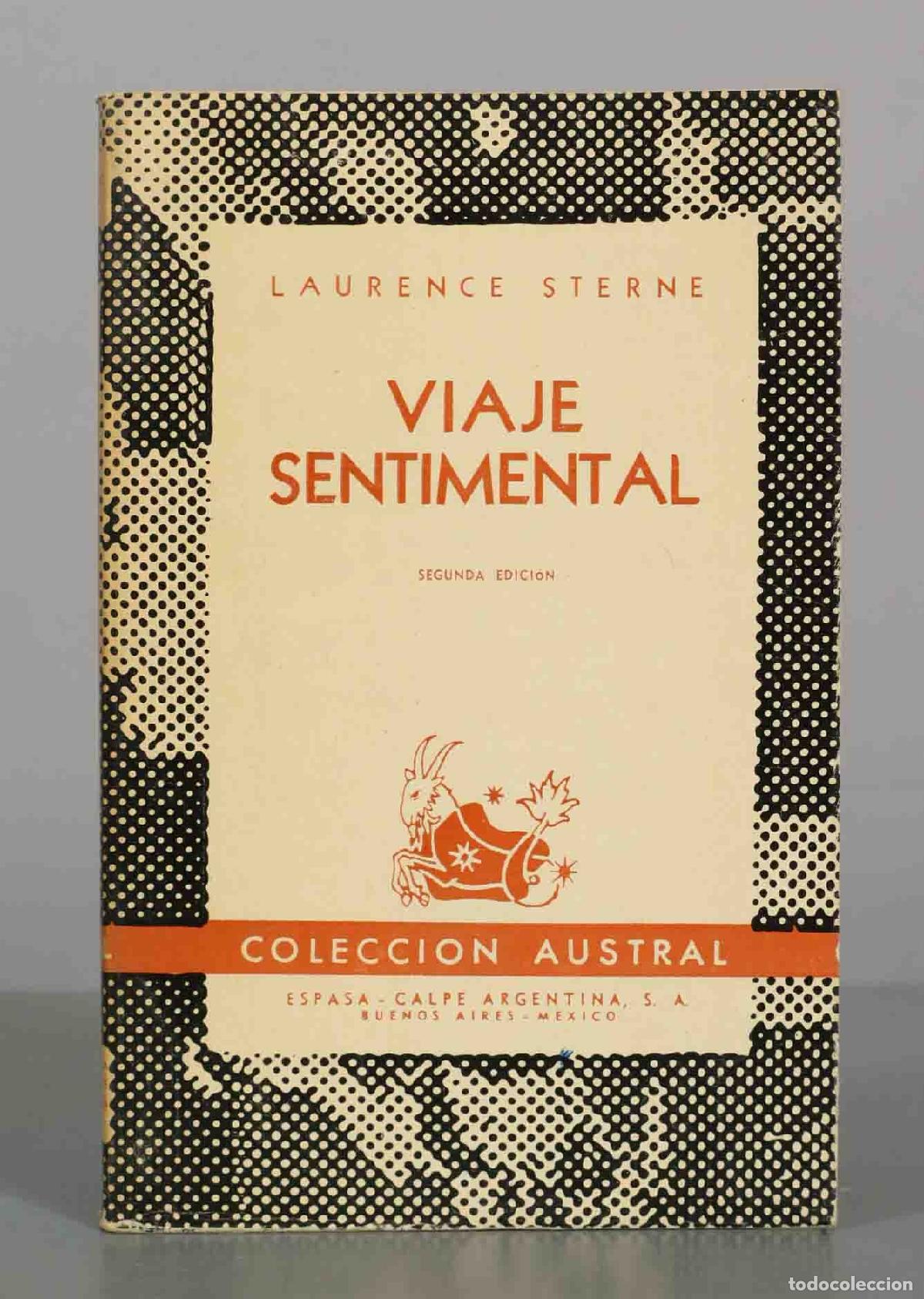 Libros de segunda mano: Viaje sentimental - Laurence Sterne - Espasa-Calpe austral