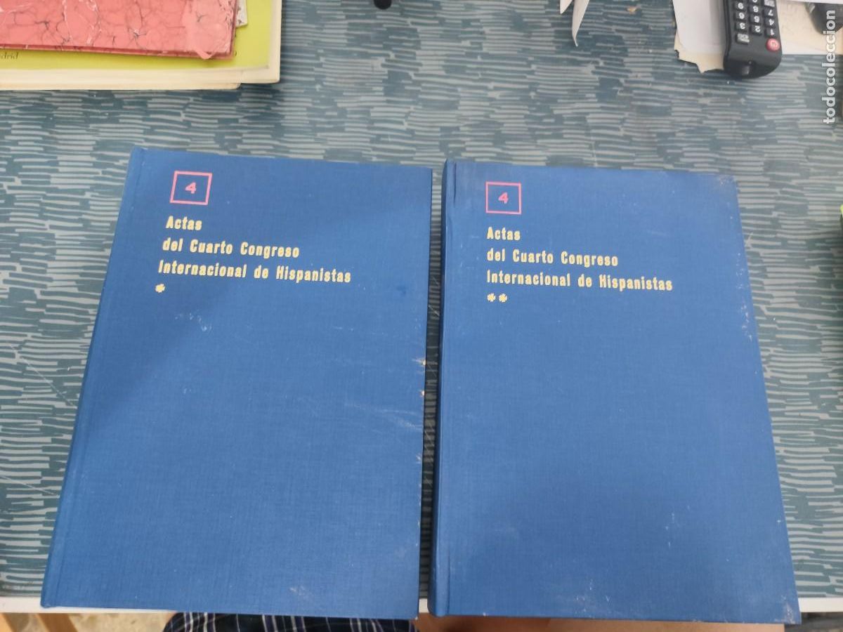 Libros de segunda mano: ACTAS DEL CUARTO CONGRESO INTERNACIONAL DE HISPANISTAS,2 TOMOS,1982,VER SUMARIOS.