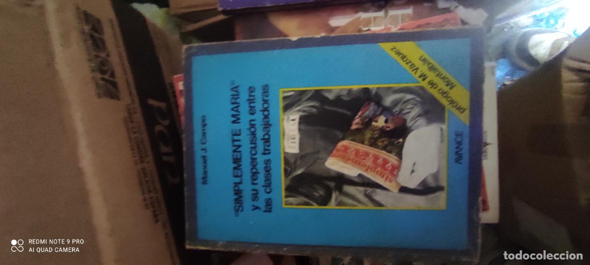 Libros de segunda mano: Simplemente Mar&iacute;a, y su repercusi&oacute;n entre las clases trabajadoras