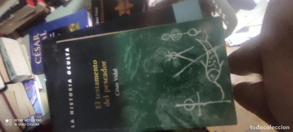 Libros de segunda mano: EL TESTAMENTO DEL PESCADOR - C&Eacute;SAR VIDAL 2006