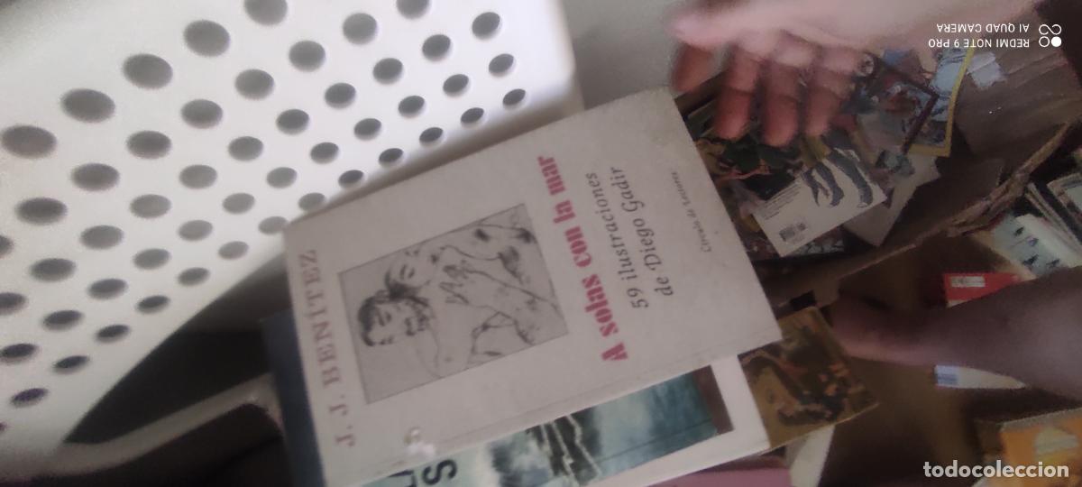 Libros de segunda mano: A solas con la mar-Ben&iacute;tez, J.J. , CIRCULO DE LECTORES