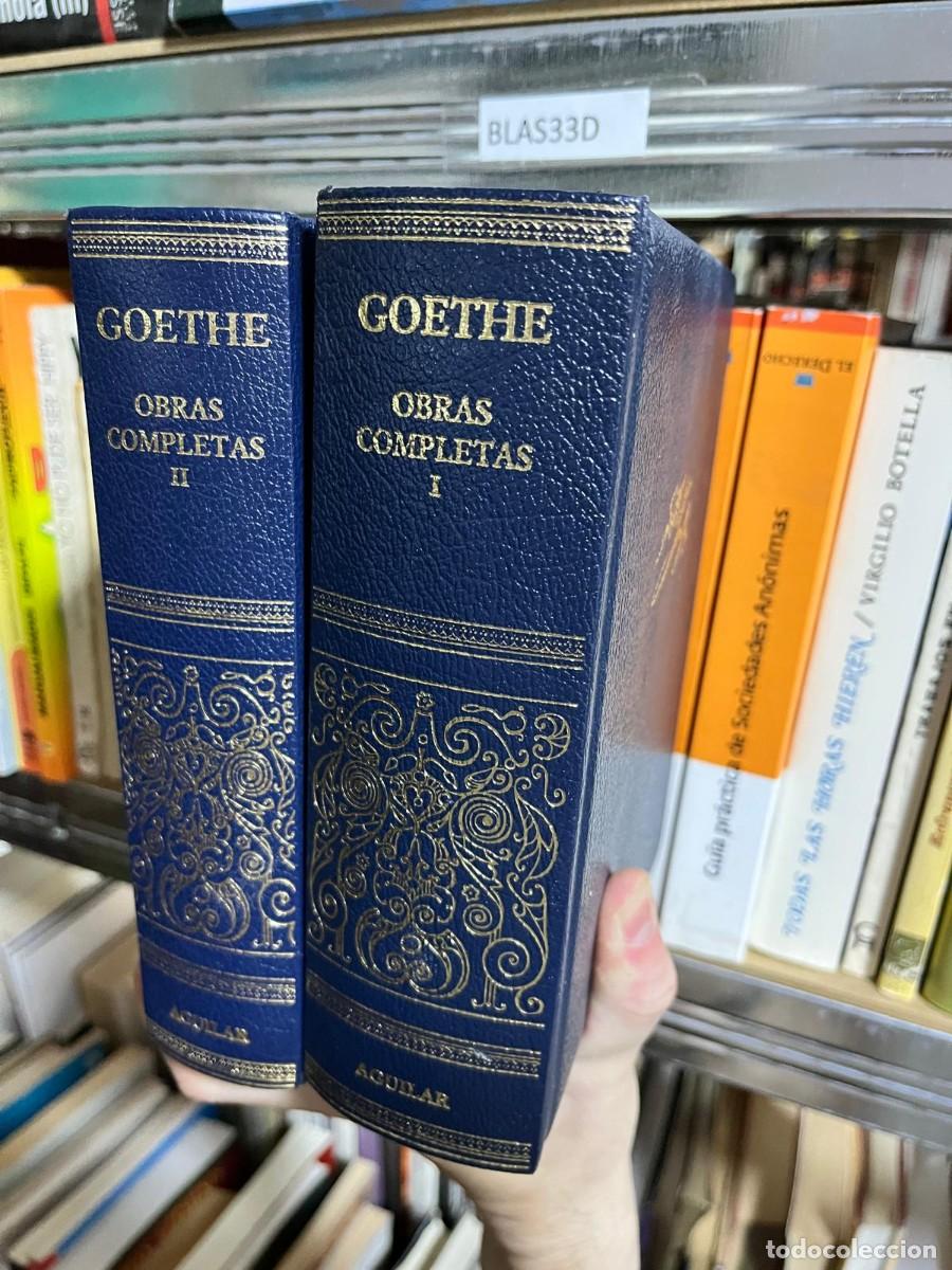 Libri di seconda mano: BLAS33D &ndash; Obras Completas I y II &ndash; Goethe &ndash; Aguilar &ndash; Literatura cl&aacute;sica.