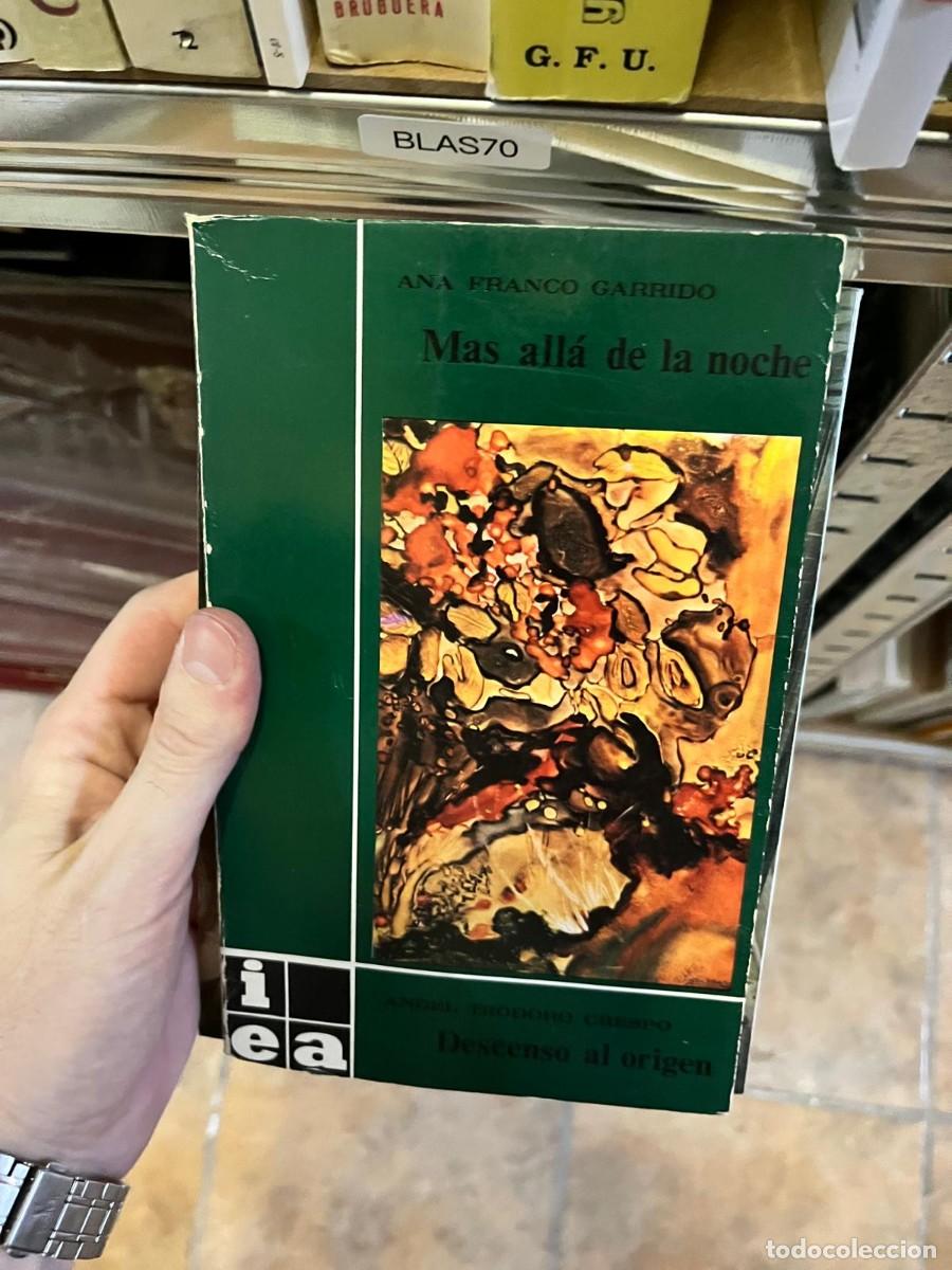 Libros de segunda mano: BLAS70 &ndash; M&aacute;s all&aacute; de la noche / Descenso al origen &ndash; Ana Franco Garrido / Antonio Teodoro Crespo &ndash; I