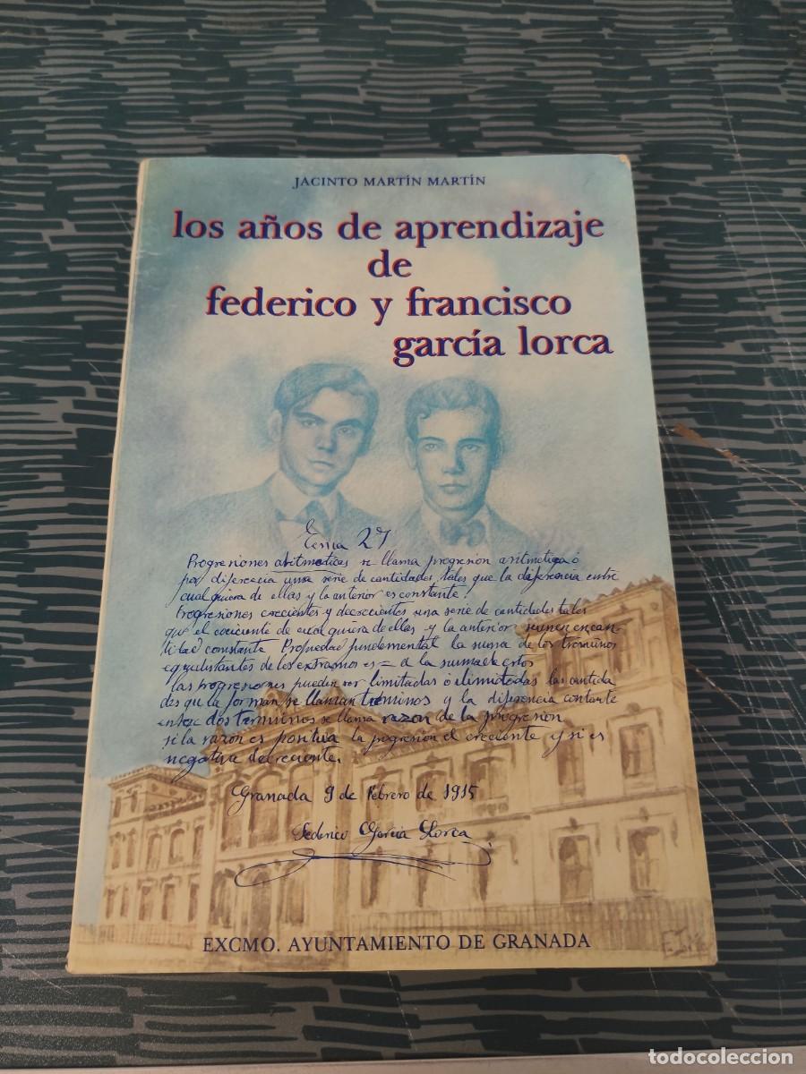 Libros de segunda mano: LOS A&Ntilde;OS DE APRENDIZAJE DE FEDERICO Y FRANCISCO GARC&Iacute;A LORCA, JACINTO MART&Iacute;N MARTIN,1984,VER FOTOS.