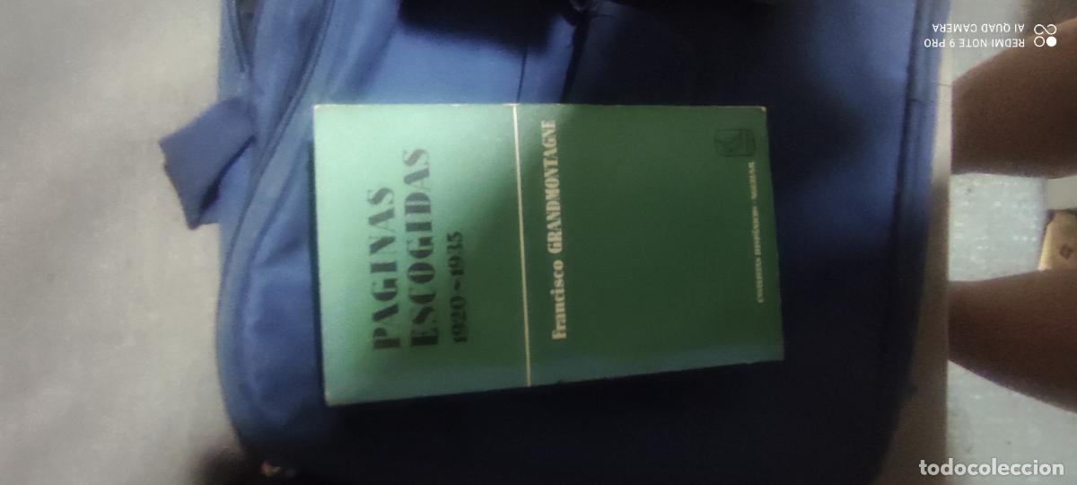 Libros de segunda mano: P&aacute;ginas escogidas 1920-1935 - GRANDMONTAGNE, Francisco: