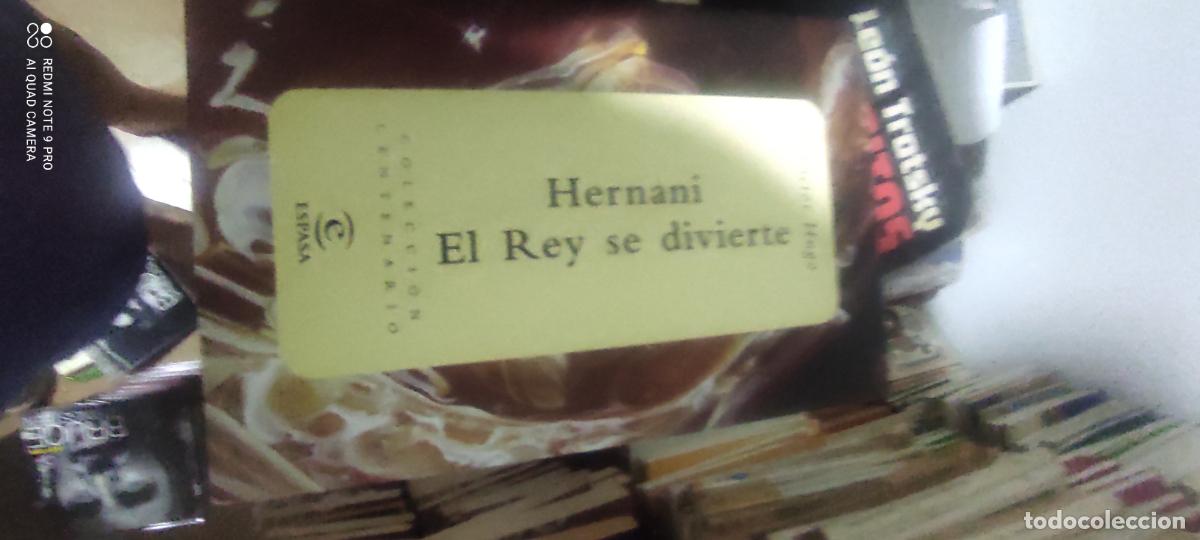 Libros de segunda mano: HernanI y El Rey se divierte HUGO (2001) - ESPASA COLECCI&Oacute;N CENTENARIO