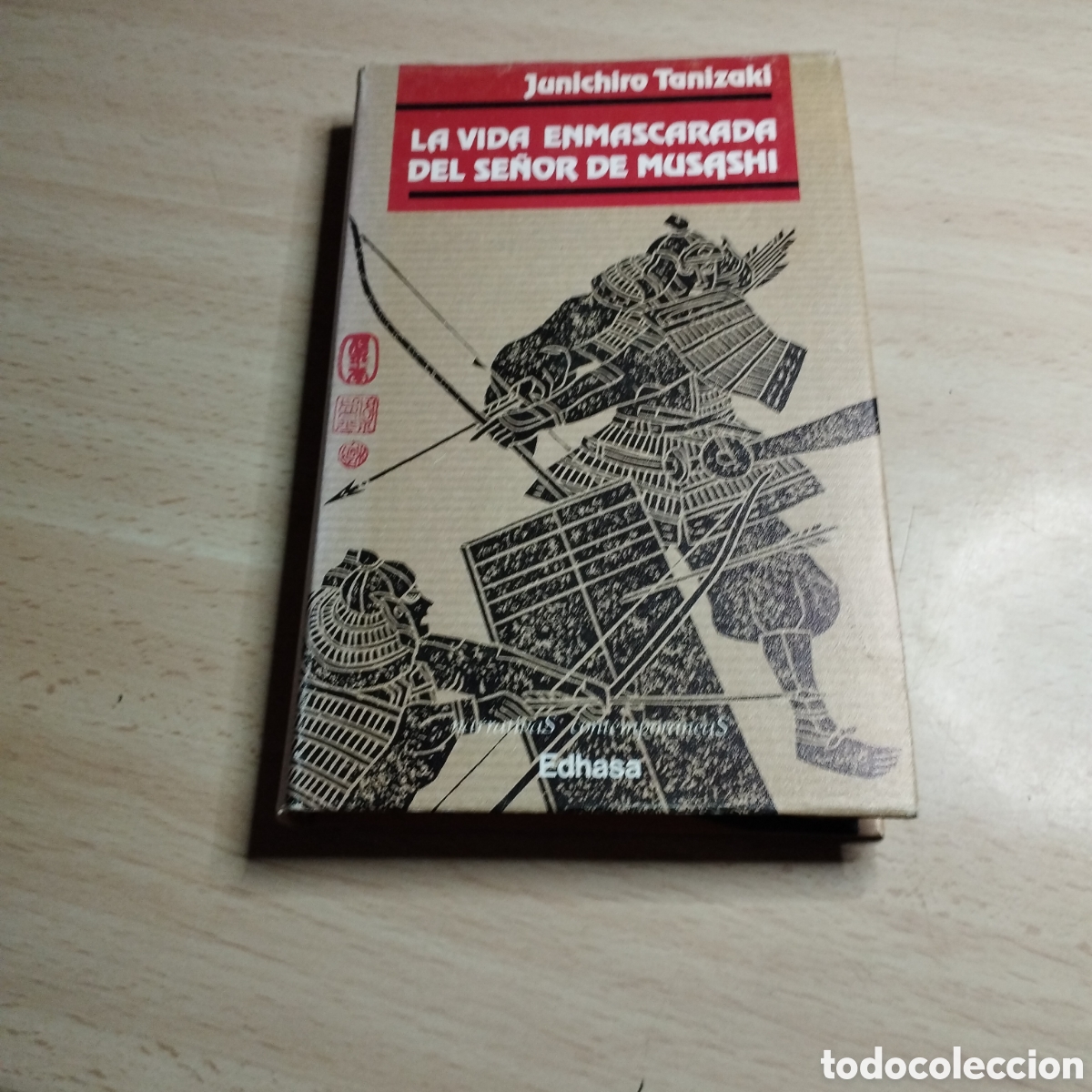 Libros de segunda mano: La vida enmascarada del se&ntilde;or de Musashi. Junichiro Tanizaki. 1989. Edhasa 1&ordf; Edici&oacute;n