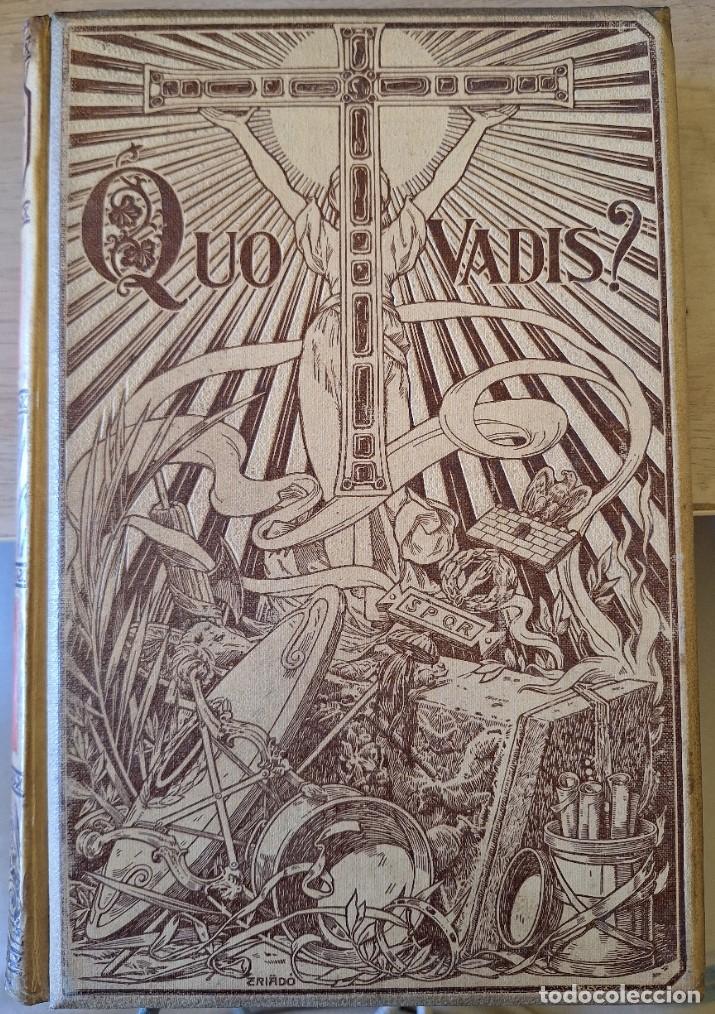 Libros de segunda mano: QUO VADIS? NARRACION HISTORICA DEL TIEMPO DE NERON. - SIENKIEWICZ, Enrique.
