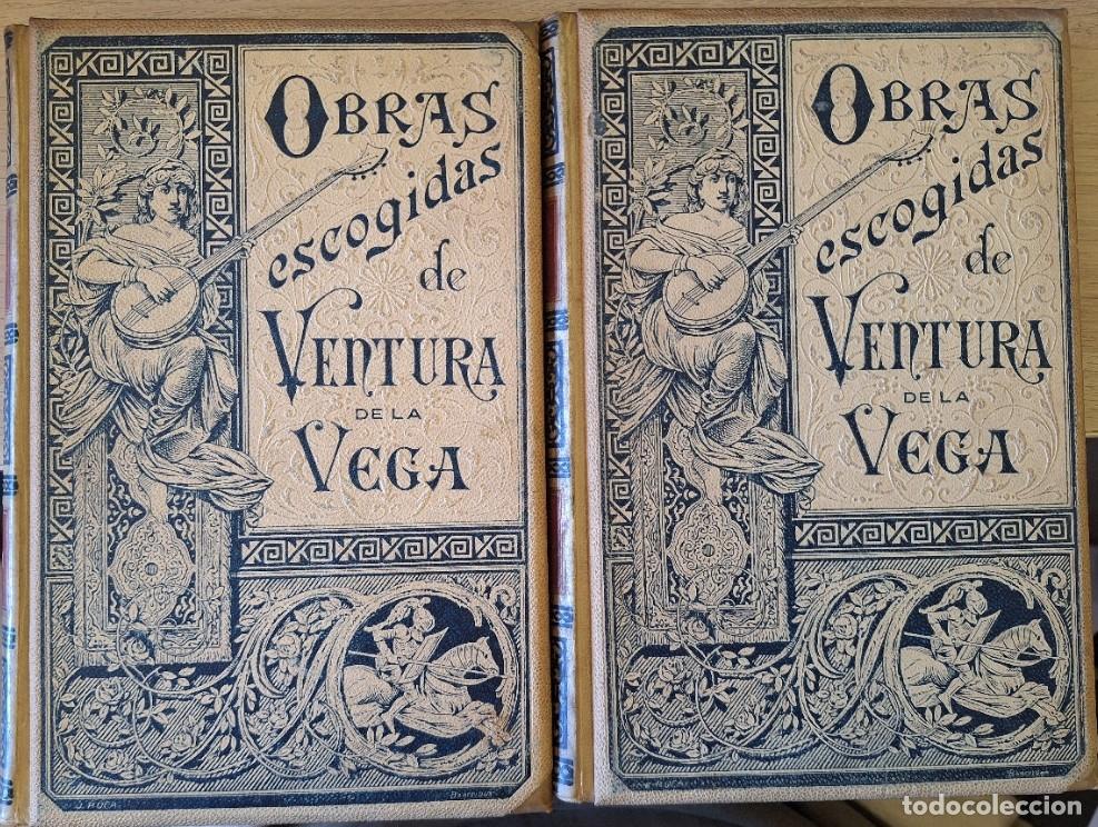 Libros de segunda mano: OBRAS ESCOGIDAS DE VENTURA DE LA VEGA. 2 TOMOS; OBRA COMPLETA. -