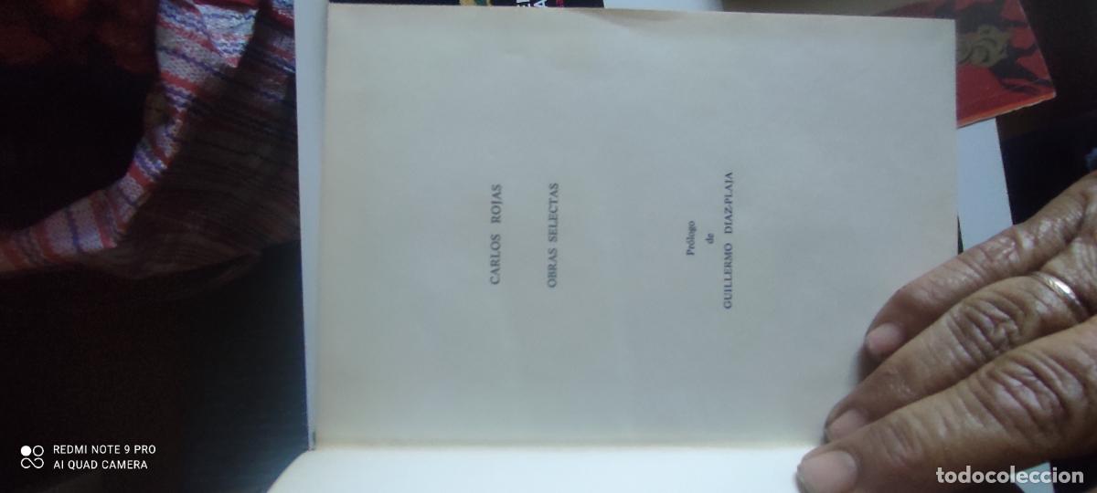 Libros de segunda mano: Selectas de Carlos Rojas