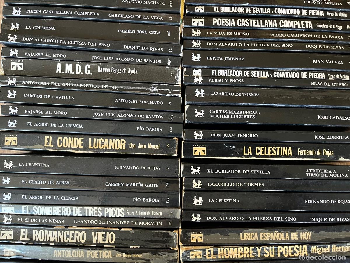 Libros de segunda mano: 39 TOMOS CLASICOS C&Aacute;TEDRA