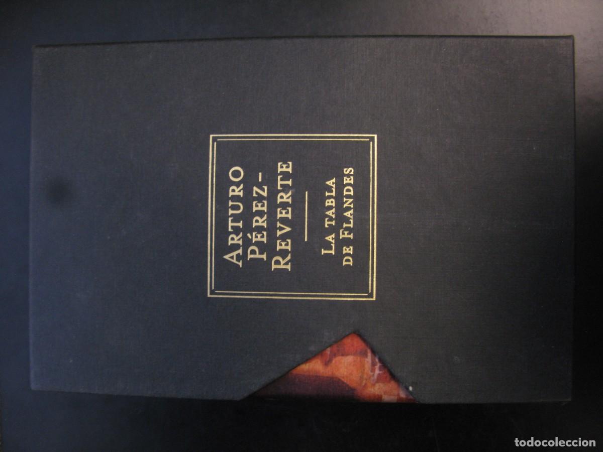 Libros de segunda mano: Perez Reverte, Arturo - La tabla de Flandes (tapa dura con estuche)