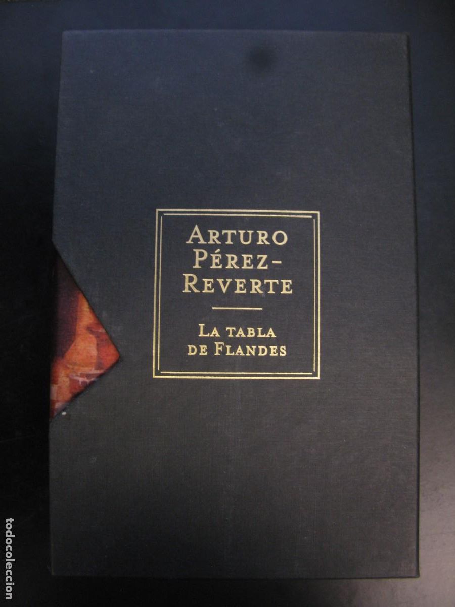 Libros de segunda mano: Perez Reverte, Arturo - La tabla de Flandes (tapa dura con estuche)
