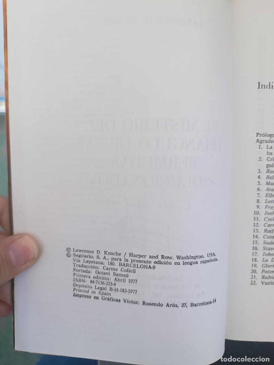 Libros de segunda mano: El misterio del Tri&aacute;ngulo de las Bermudas. Solucionado - Foto 3
