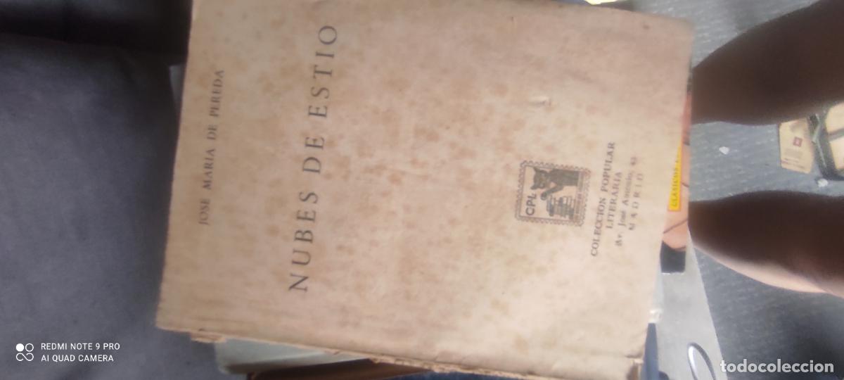 Libros de segunda mano: Pereda. Nubes de est&iacute;o