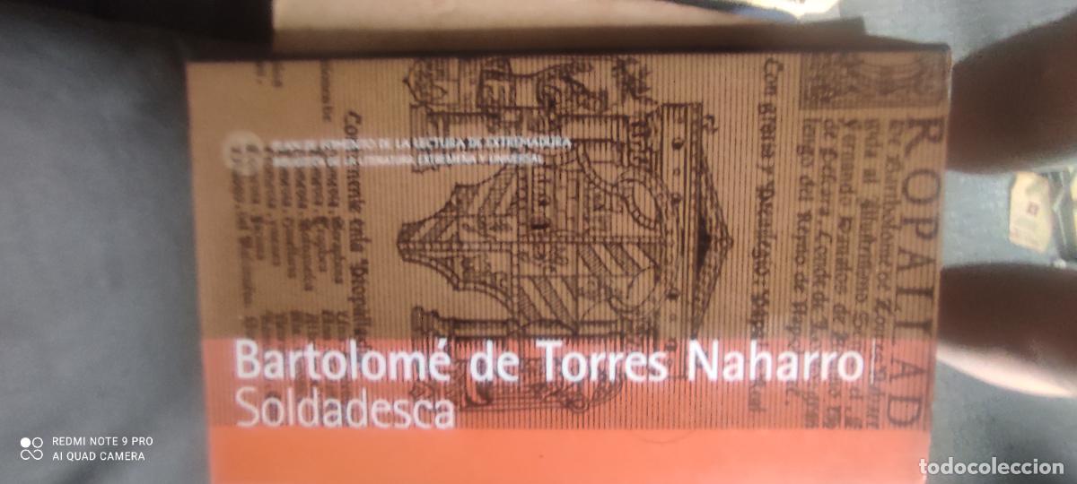 Libros de segunda mano: Soldadesca - Torres Naharro, Bartolom&eacute; De