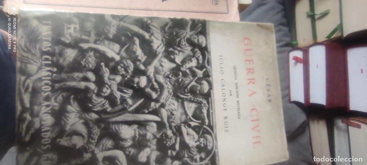 Libros de segunda mano: GUERRA CIVIL, de Julio Cesar. Julio Calonge
