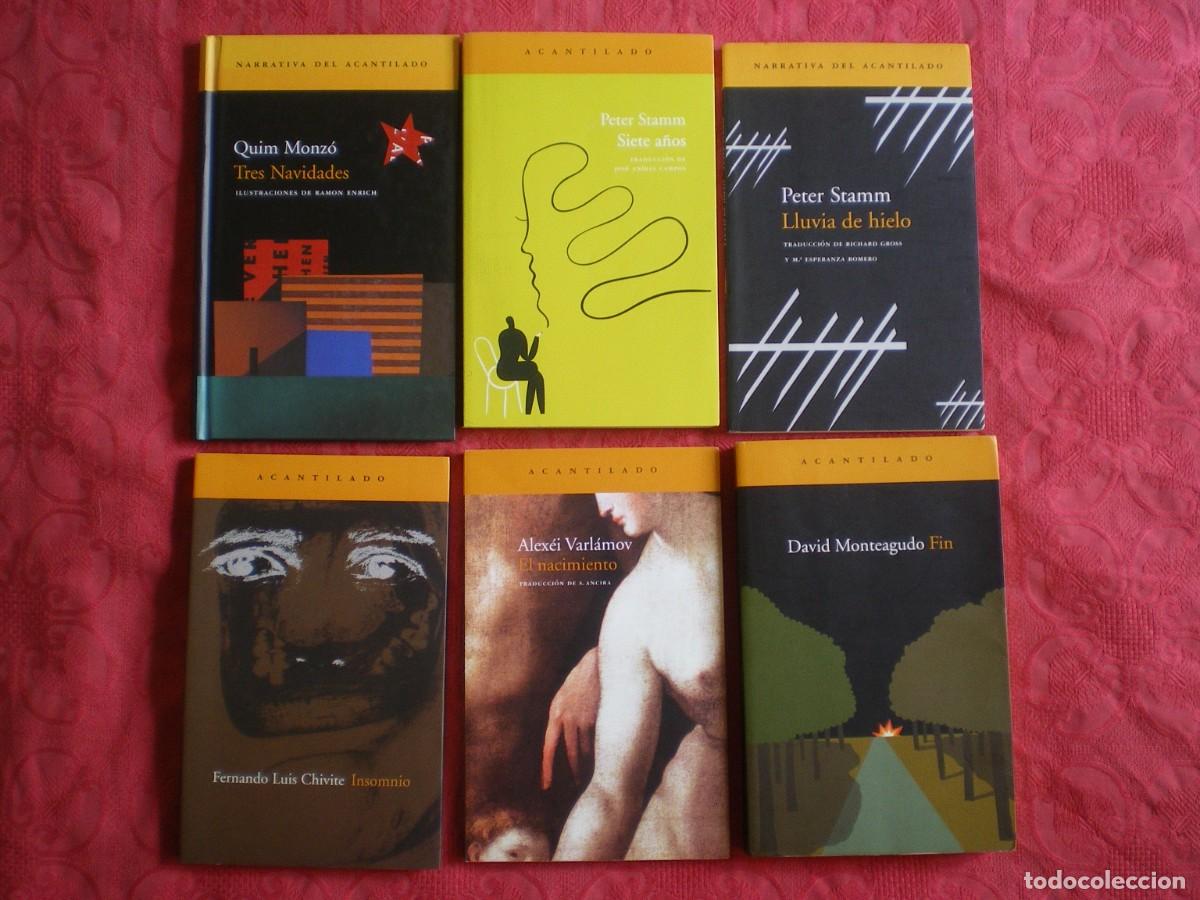 Libros de segunda mano: NARRATIVA DEL ACANTILADO. LOTE DE 6 TOMOS.