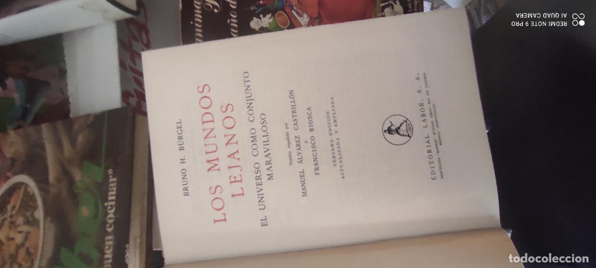 Libros de segunda mano: Los mundos lejanos. El universo como conjunto maravilloso - H. Burgel, Bruno l