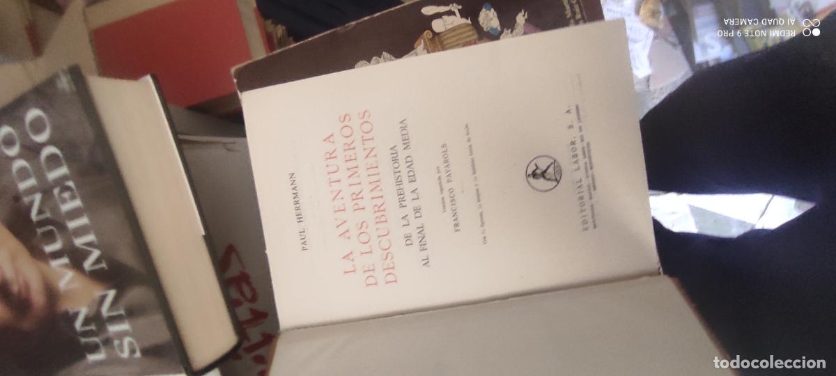 Libros de segunda mano: LA AVENTURA DE LOS PRIMEROS DESCUBRIMIENTOS. FRANCISCO PAYAROLS. EDITORIAL LABOR