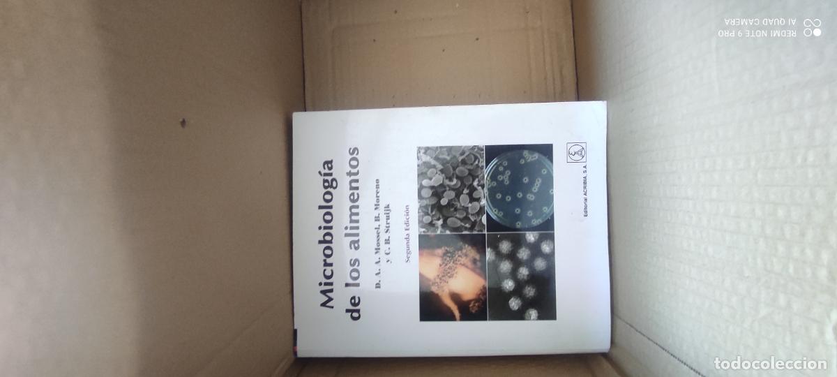 Libros de segunda mano: D.A.A. MOSSEL, B. MORENO GARC&Iacute;A Microbiolog&iacute;a de los alimentos