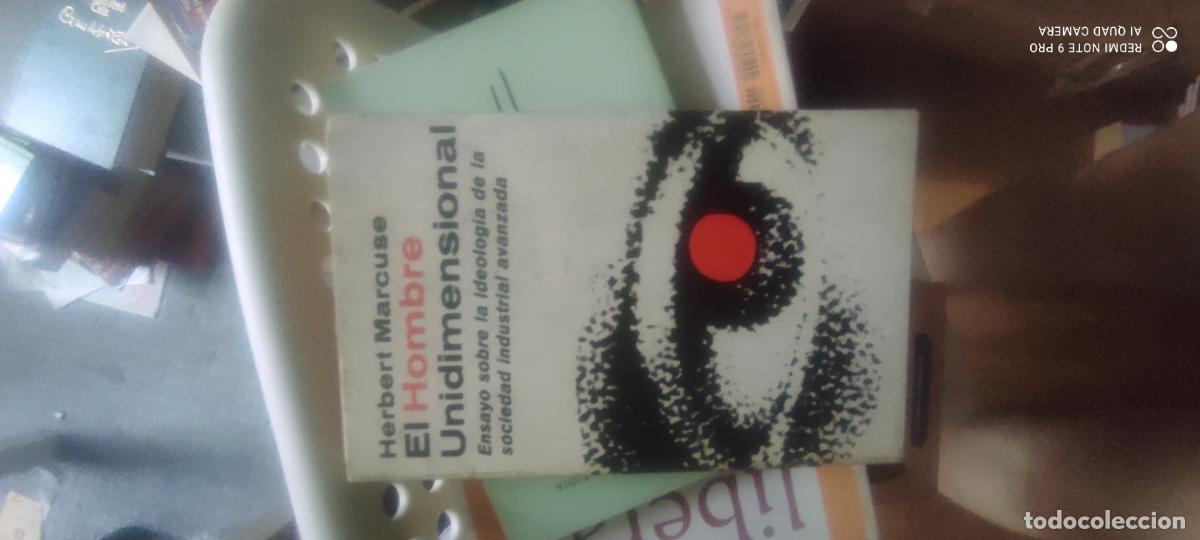Libros de segunda mano: EL HOMBRE UNIDIMENSIONAL. HERBERT MARCUSE. 1968.