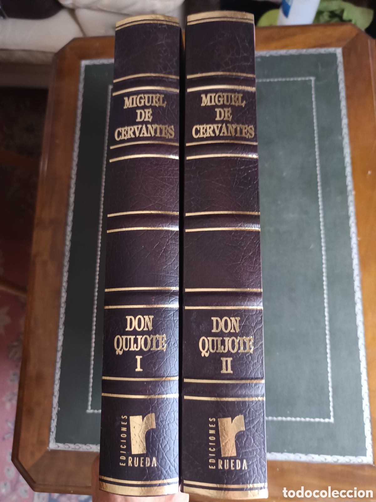 Libros de segunda mano: MIGUEL DE CERVANTES. DON QUIJOTE DE LA MANCHA. TOMO I Y II. EDICIONES RUEDA 2004